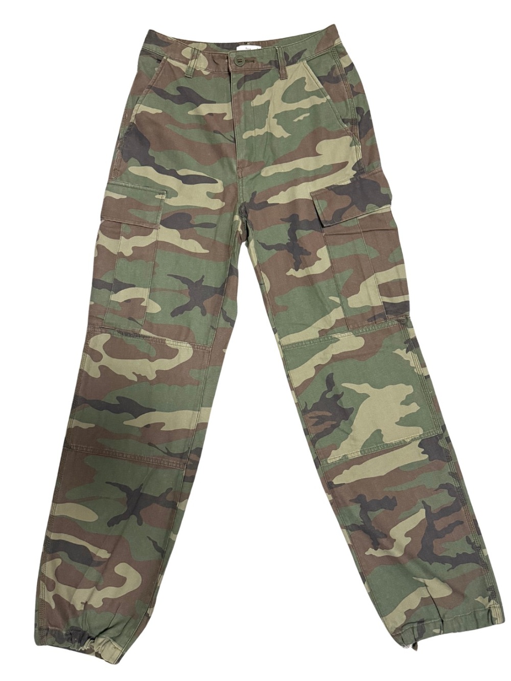 Aritzia TNA Camo Green Cargo Pants